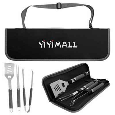 Utensils: BBQ Set with Carrying Case