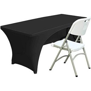 Tablecloths: Spandex Open Back Table Cover