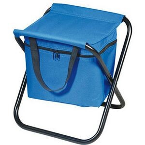 Chairs: Folding Stool with Zipper Compartment