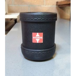 Black Vinyl Dice Cup w/ 5 Dice and 10 Games