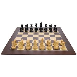 Ultimate Chess Set with Wooden Board 21.75 in., 3.75 in. King