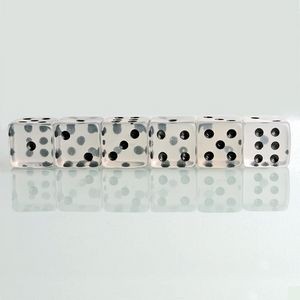 Clear Dice - Set of 6