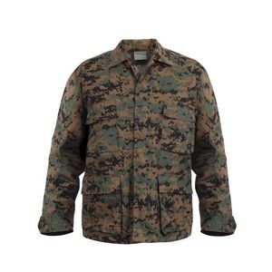 Woodland Digital Camouflage Battle Dress Uniform Shirt (2XL)