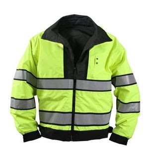 Reversible Hi-Visibility Forced Entry Yellow/ Black Uniform Jacket (S to XL)