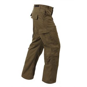 Russet Brown Vintage Paratrooper Military Fatigue Pants (2X-Large)