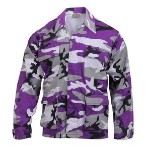 Ultra Violet Purple Cotton/Poly Twill Tactical B.D.U. Shirts
