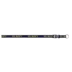 Navy Neck Strap Key Rings