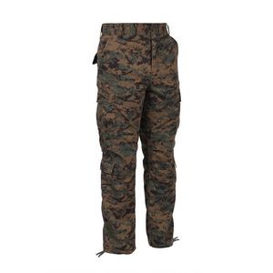 Woodland Digital Camouflage Vintage Paratrooper Fatigue Pants (2X-Large)