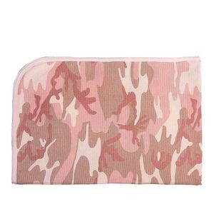 Infant Baby Pink Camouflage Receiving Blanket
