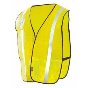 Non ANSI Mesh Silver Reflective Vest - Not ANSI Compiant for Traffic Safety