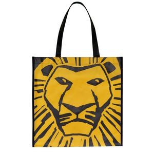 Custom Full-Color Laminated Non-Woven Promotional Tote Bag15"x15"x7"