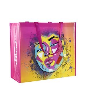 Top-Tier Full-Color Laminated Promotional Tradeshow Bag 18"x15"x8"