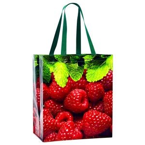 Top-Quality Laminated Woven Reusable Grocery Bag 13"x15"x8"
