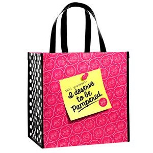 Custom Full-Color Laminated Non-Woven Promotional Tote Bag 14"x14"x10"