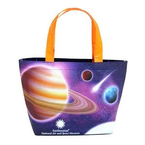 Custom Full-Color Laminated Non-Woven Promotional Tote Bag 11"x8"x3"