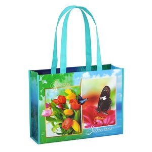 Ultimate Full-Color Laminated Promotional Tote Bag 15"x 11.5"x 5"