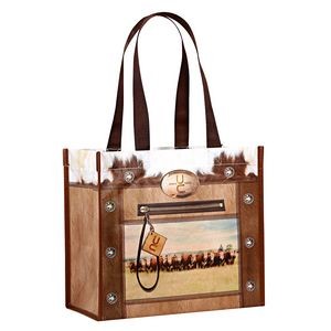 Top-Notch Full-Color Laminated Non-Woven Promotional Gift Bag 12"x10"x6"