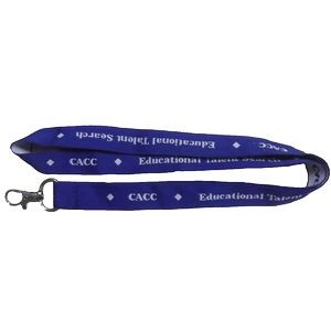 3/4" Wide Woven Lanyard w/One Standard Attachment