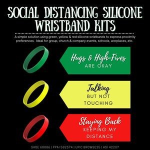 Social Distancing Wristband Kit