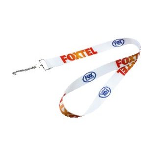 3/4" Sublimated Lanyard w/One Standard Attachment