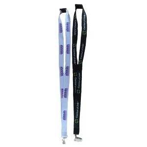 1" Woven Eco Friendly Lanyard w/One Standard Attachment