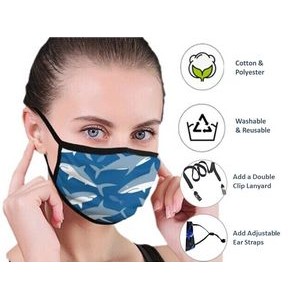 Sublimated Cloth Face Mask