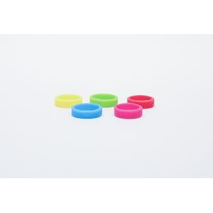 6 mm Wide Solid Color Silicone Ring