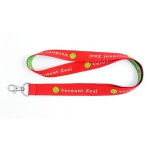 1" Wide Woven Lanyard w/One Standard Attachment