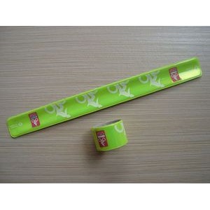 PVC Slap Bracelet w/1-Color Silkscreened Imprint (15.7" x 1.18")