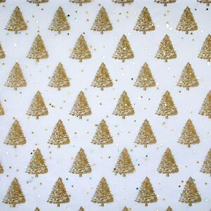 Gemstone Gold Pearl Trees Wrapping Tissue (20"x30")