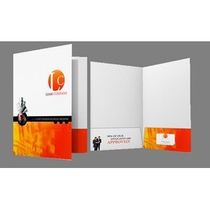Uncoated Linen Presentation Folder (9"x12")