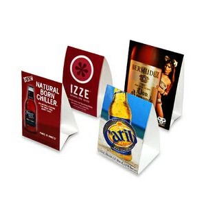 14 Point Table Tent Card w/ UV Coating (5"x5.5")