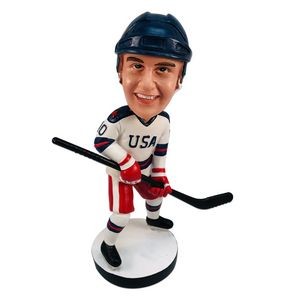 Hockey Bobblehead Figurine 7"