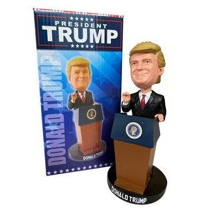 Donald Trump Bobblehead - Bobble Head - Doll With Podium - U.S. Stock Inventory