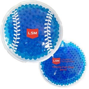 Blue Baseball Hot/Cold Pack w/Gel Beads