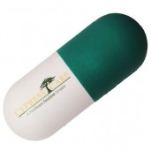 Green Pill Capsule Stress Reliever