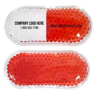 Red Pill Capsule Hot/Cold Pack w/Gel Beads