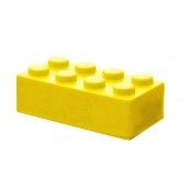 Yellow Building Block Stress Reliever