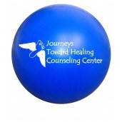 Solid Colored Blue Stress Ball