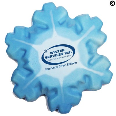 Blue Snowflake Stress Reliever
