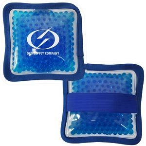 Cloth Square Blue Hot/Cold Gel Pack w/Handle