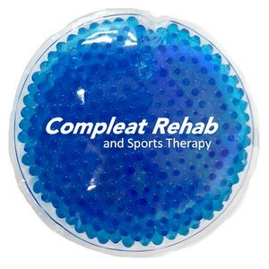 Blue Round Hot/Cold Pack w/Gel Beads