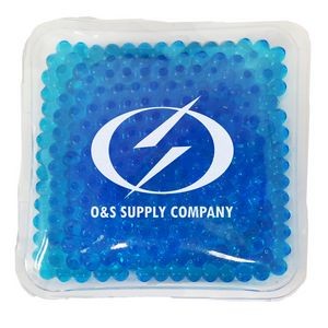 Square Blue Hot/ Cold Pack w/Gel Beads
