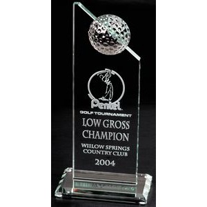Jade Glass Golf Pinnacle Award (8 1/2