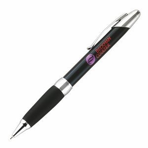 Harmony Bright Metallic Ballpoint Pen w/ Soft Rubber Grip