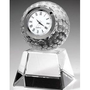 Optical Crystal Golf Ball Clock