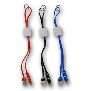 3 in 1 Micro/TypeC/Lightning Compatible Charging/Sync Cable