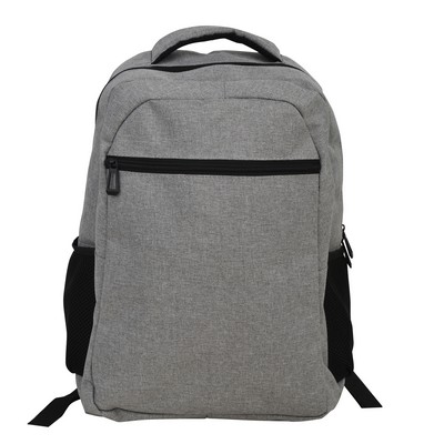 15.6 " Laptop Backpack in Premium Melange Light Gray