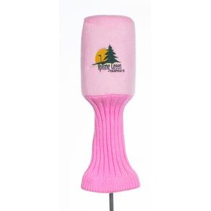 Plush Pink Golf Head Cover
