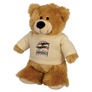 8.5" Standing Bailee Bear w/Machine Knit Embroidered Sweater